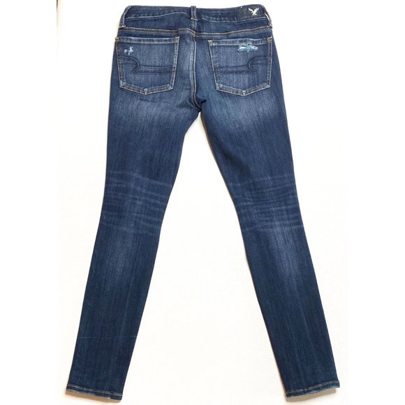 AEO Power Fit 360 Super Stretch Holy Jeans Jegging - SIZE 2 SHORT - Picture 5 of 8